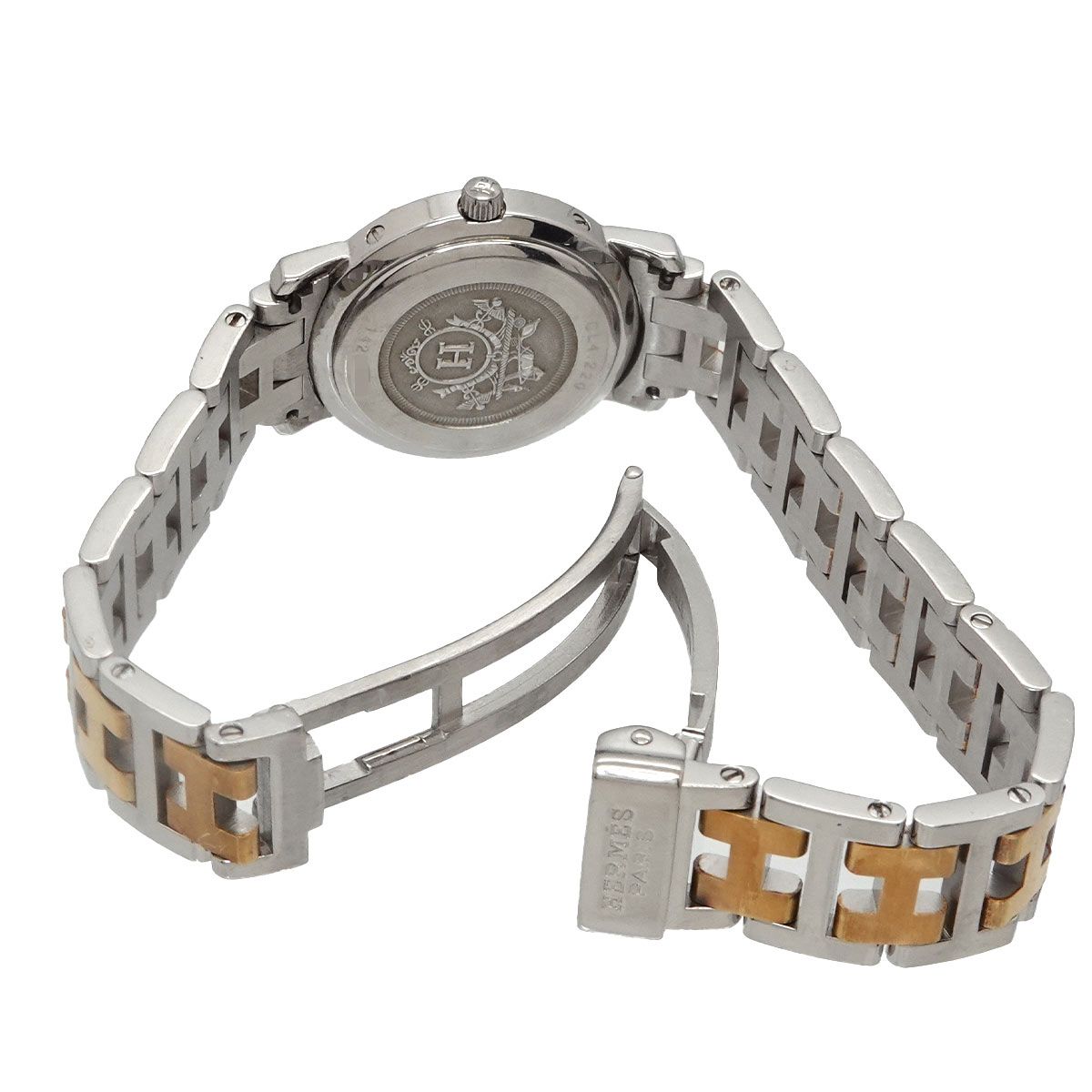 エルメス HERMES クリッパー コンビ CL4 220 ヴィンテージ レディース