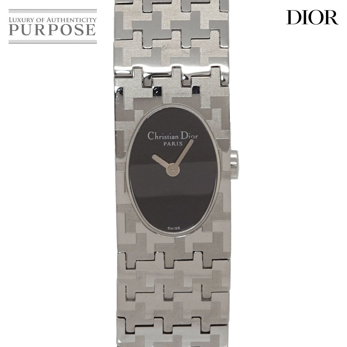 クリスチャン ディオール Christian Dior ミスディオール D70 100 レディース 腕時計 ブラック クォーツ ウォッチ Miss Dior 90324916