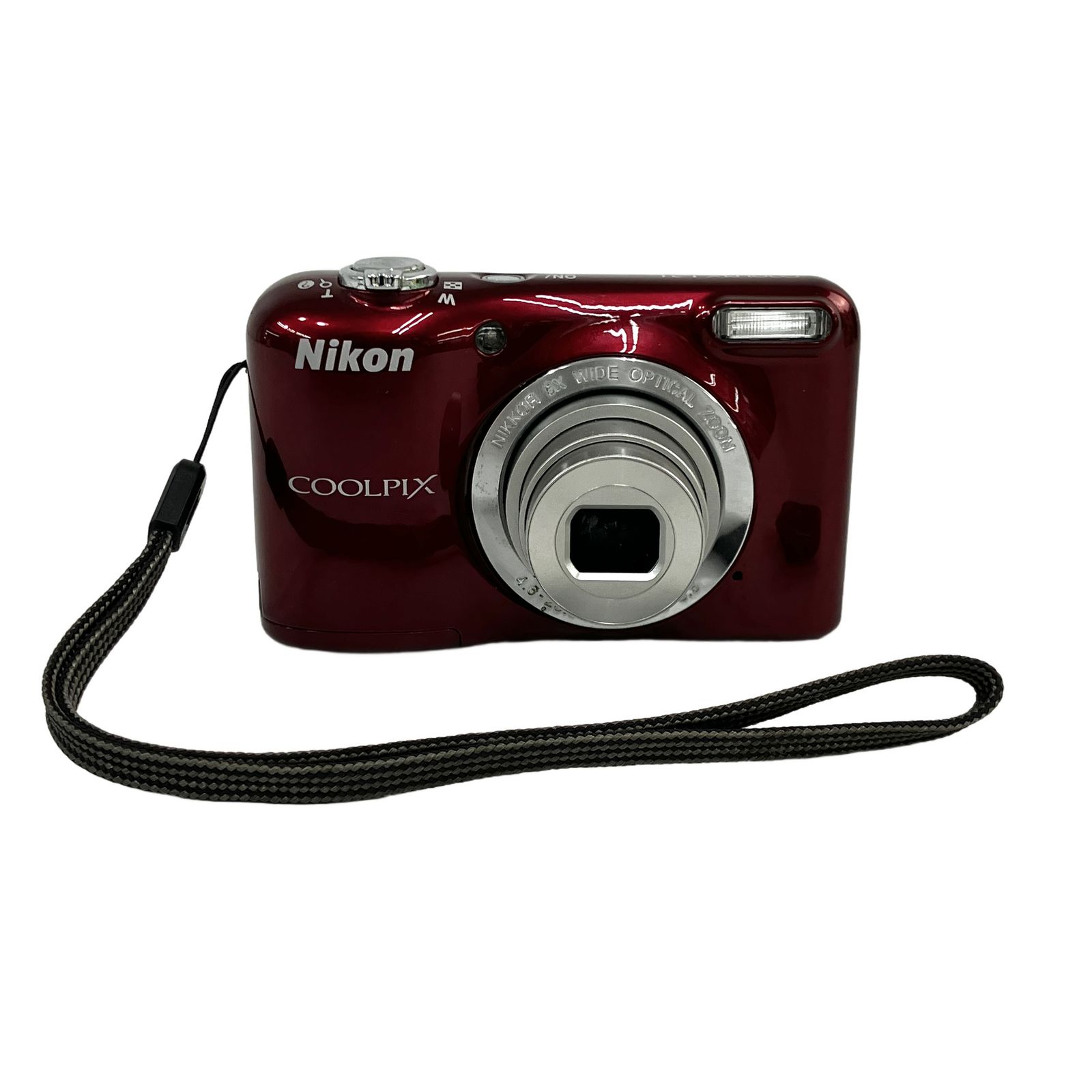 Nikon COOLPIX L31 コンパクトデジタルカメラ レッド コンデジ ニコン 中古 訳有 N11233805