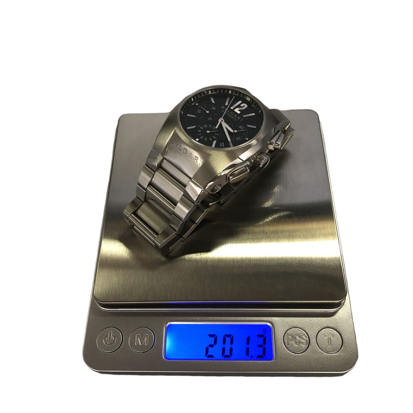 BVLGARI ブルガリ EG40SCH エルゴン クロノグラフ デイト 自動巻き 