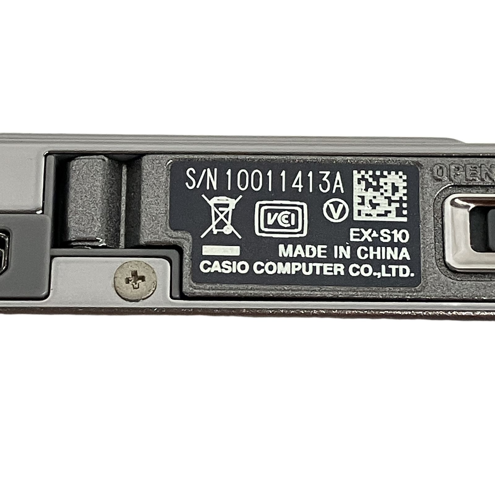 CASIO EXILIM EX-S10 コンパクトデジタルカメラ シルバー ジャンク