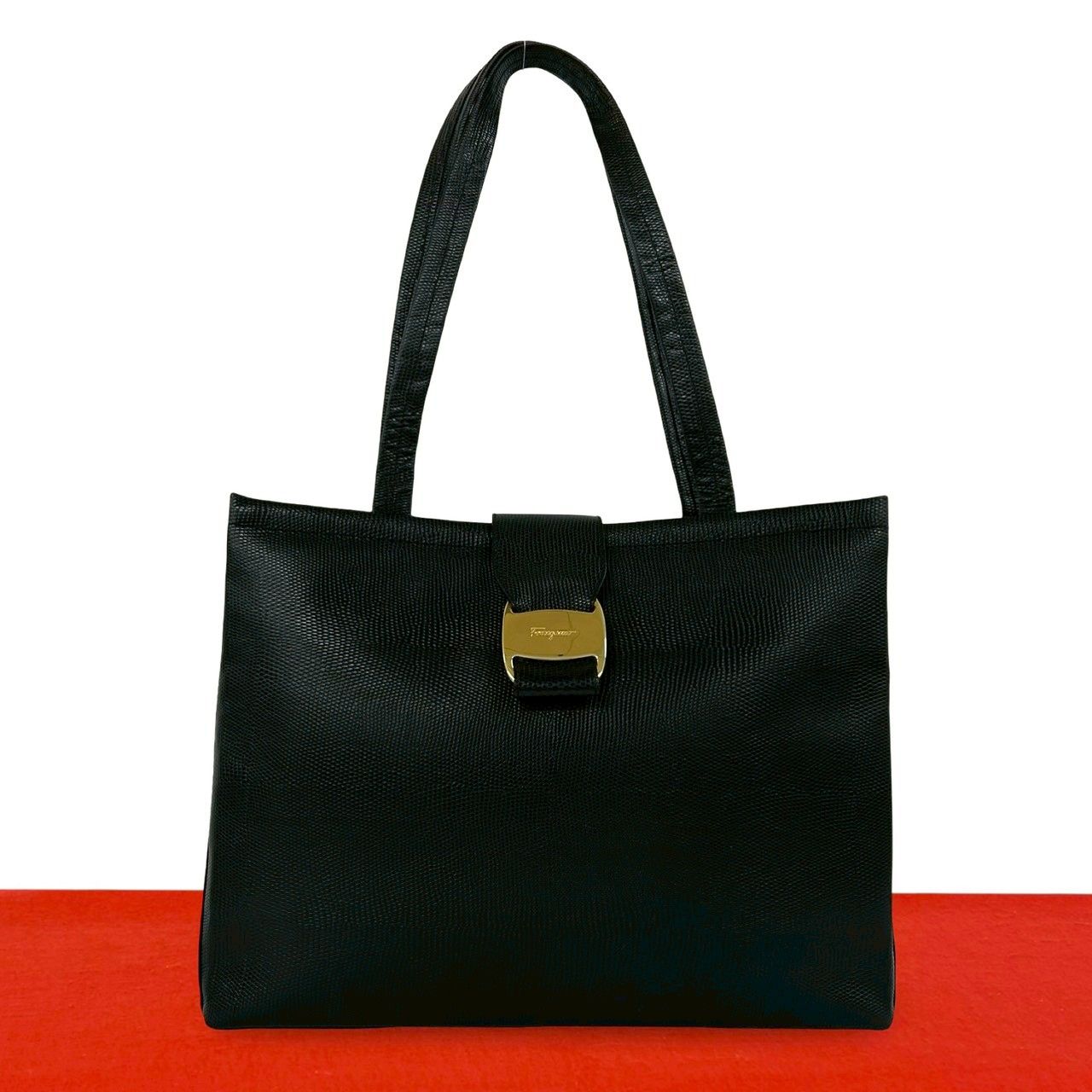 極 美品 Salvatore Ferragamo サルヴァトーレフェラガモ ヴィンテージ