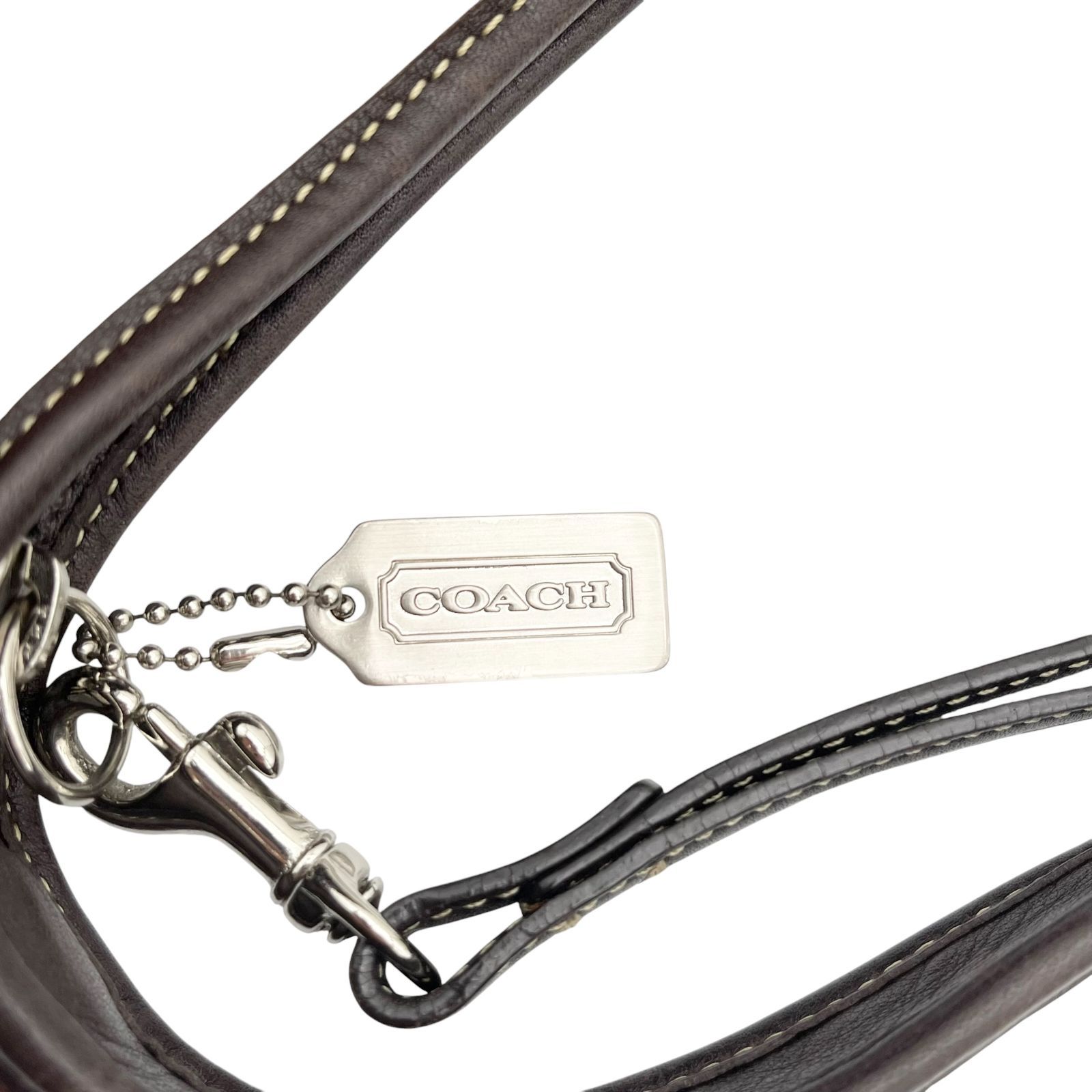 COACH コーチ ショルダーバッグ 肩掛け ハンドバッグ スエード ロゴ 