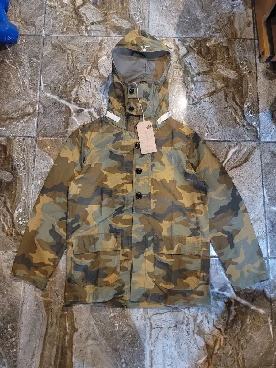 FULLCOUNT USN バッグ サテン カモフラージュ ジャケット