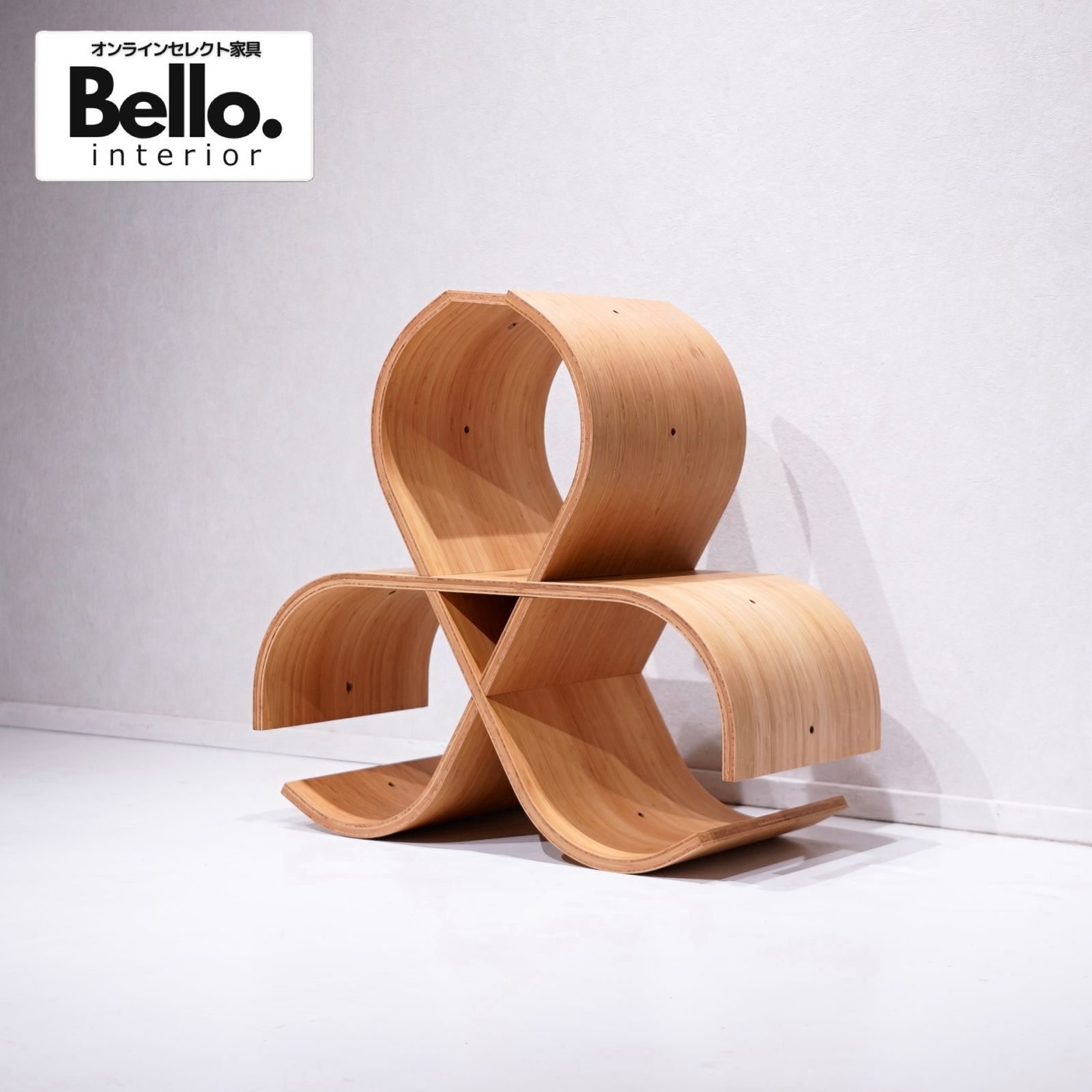 TAKE Create Hagi / magaru SEE Shelf / 美品 タケクリエイトハギ マガル シーシェルフ 和モダン デザイナーズ Mikko Paakkanen 名作