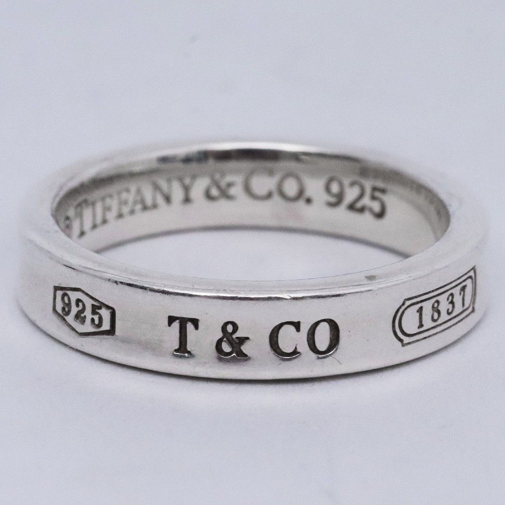 9号 TIFFANY&CO. 1837ナローリング シルバー - メルカリ