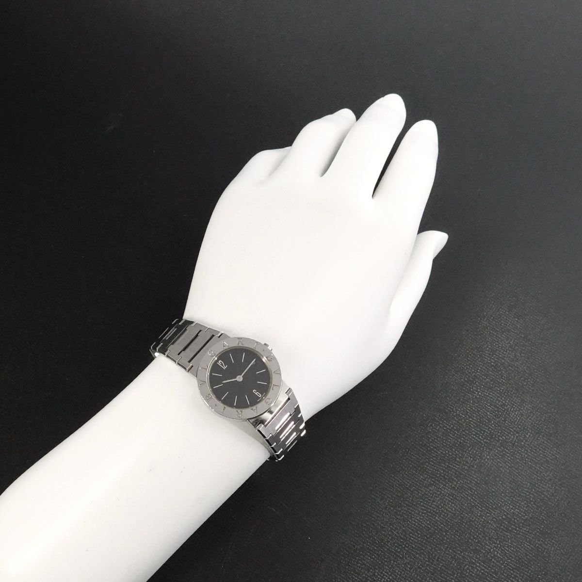 ブルガリ BVLGARI ブルガリブルガリ BB26SSD ヴィンテージ レディース 腕時計 デイト ブラック クォーツ BVLGARIBVLGARI 90325384