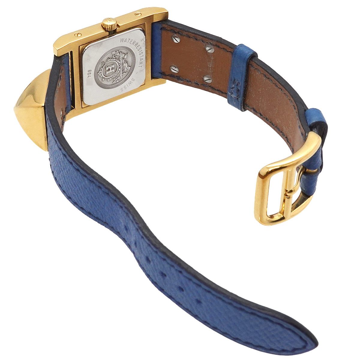 エルメス HERMES メドール ヴィンテージ レディース 腕時計 ピラミッド 