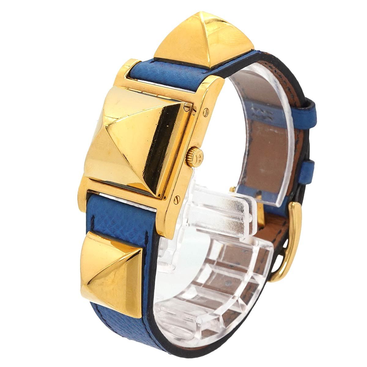 エルメス HERMES メドール ヴィンテージ レディース 腕時計 ピラミッド 