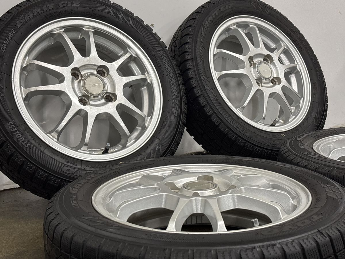 バリ溝】エコフォルム 14in 4.5J +46 PCD100 トーヨー オブザーブ