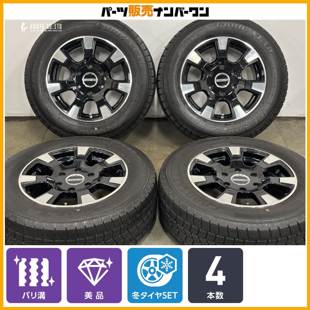 バリ溝 美品】エセックス ES-16 16in 7J +43 PCD139.7 グッドイヤー