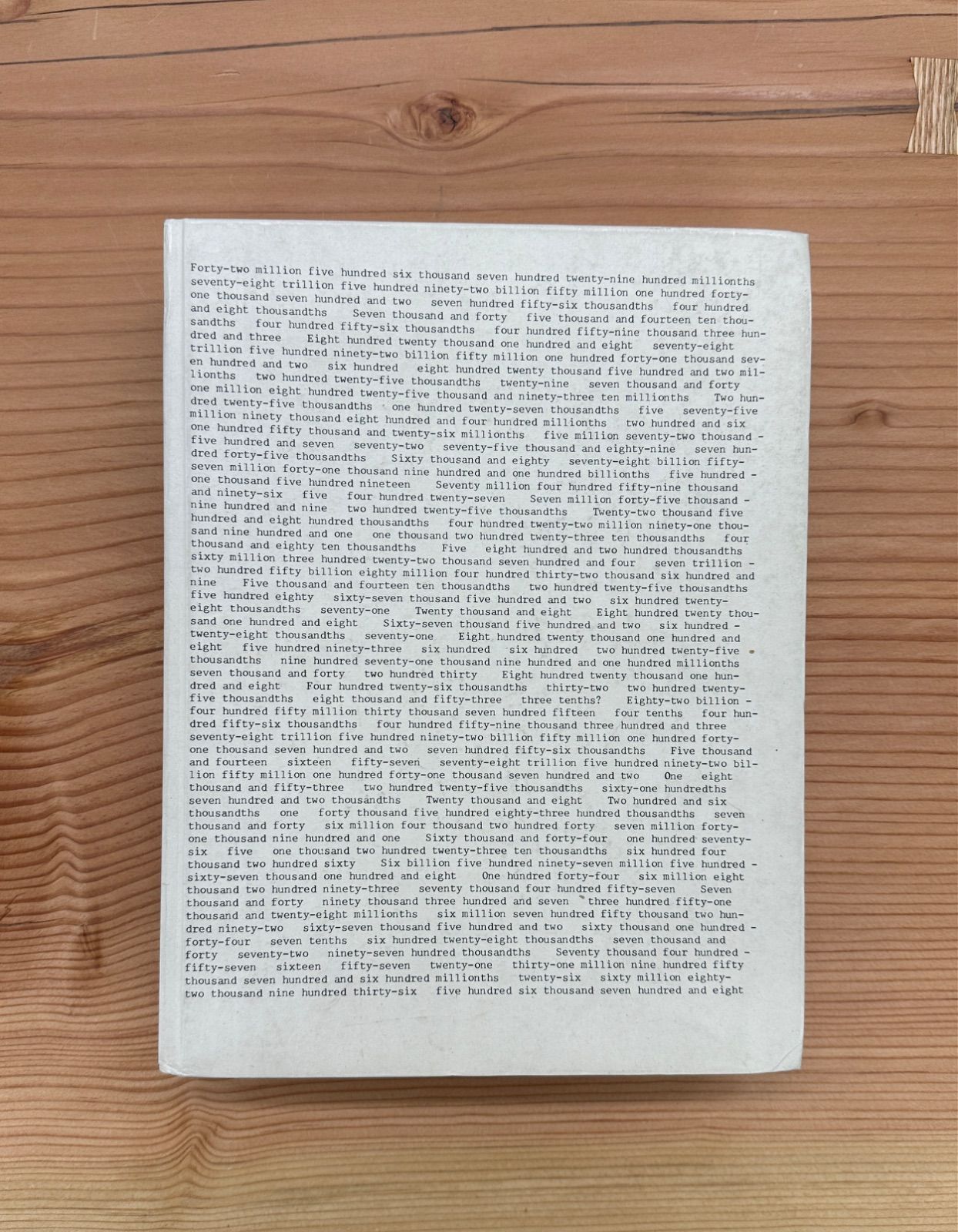 【希少】On Kawara WHOLE AND PARTS1964-1995