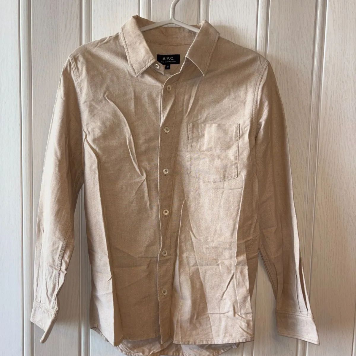 A.P.C. 長袖シャツ ベージュ | BINOAPP.ME