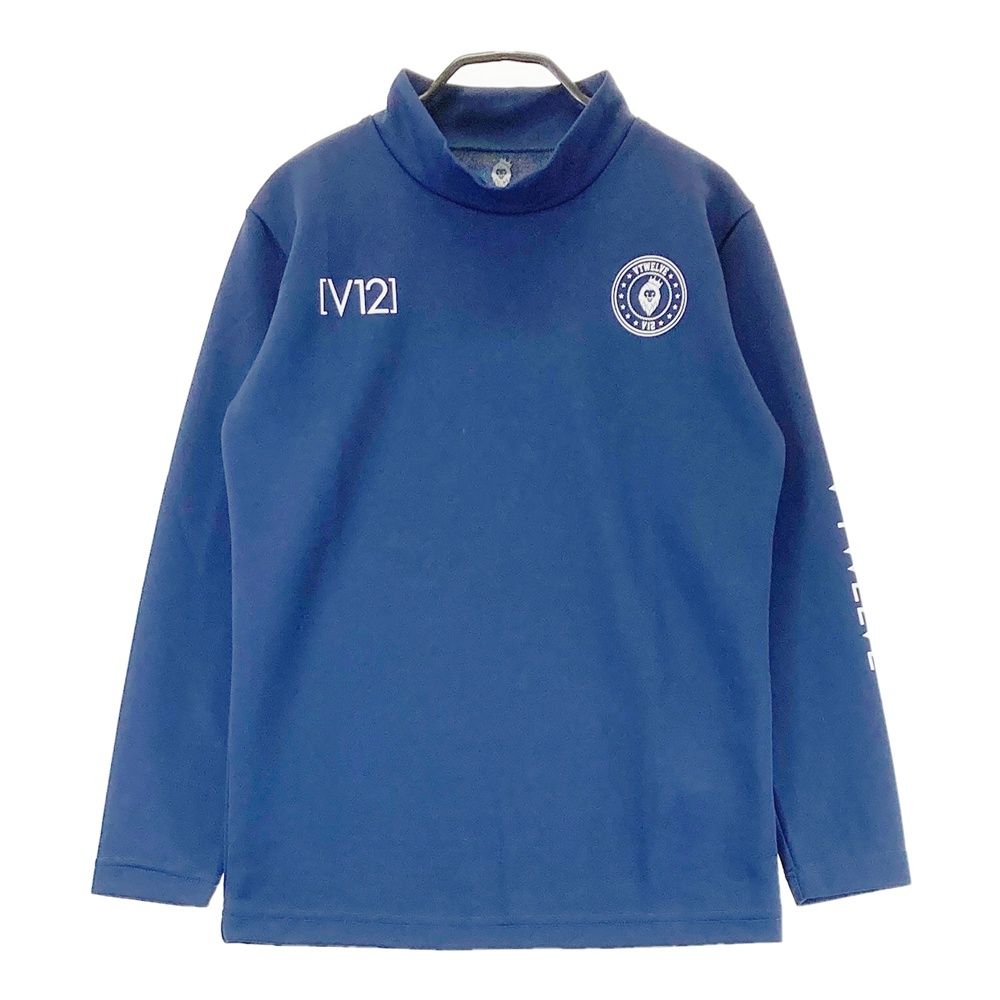 サイズ：2 V12 ヴィトゥエルヴ ハイネック 長袖Tシャツ ネイビー系 [240101686158] ゴルフウェア メンズ ストスト