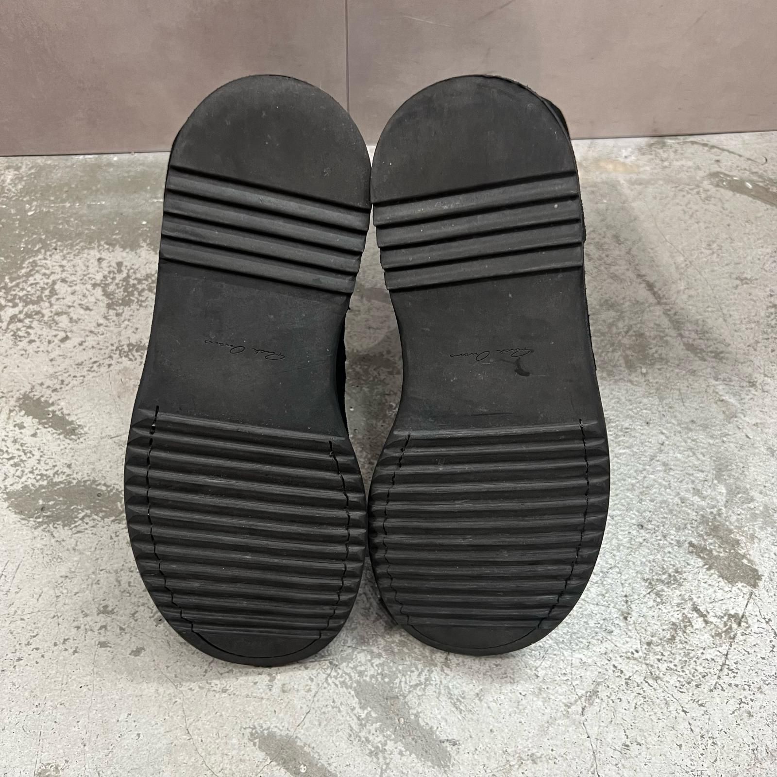 Rick Owens スウェードエンジニアブーツ サイドジップ ブーツ リック