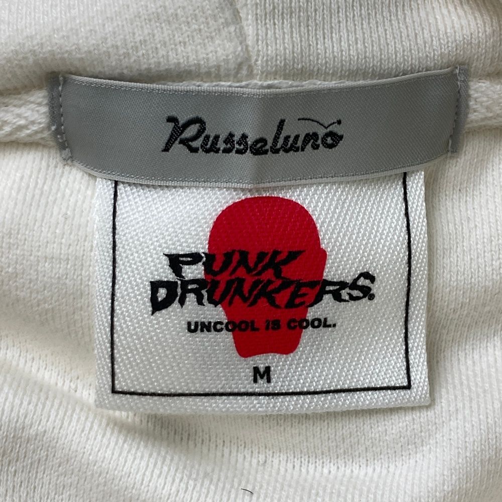サイズ：M RUSSELUNO ラッセルノ ×PUNK DRUNKERS 長袖 スウェット