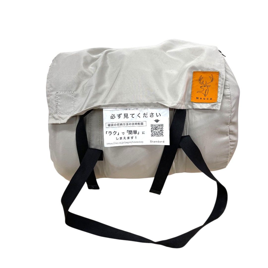Nuuca ヌーカ 寝袋 シュラフ 簡単収納 トートバッグ型 キャンプ
