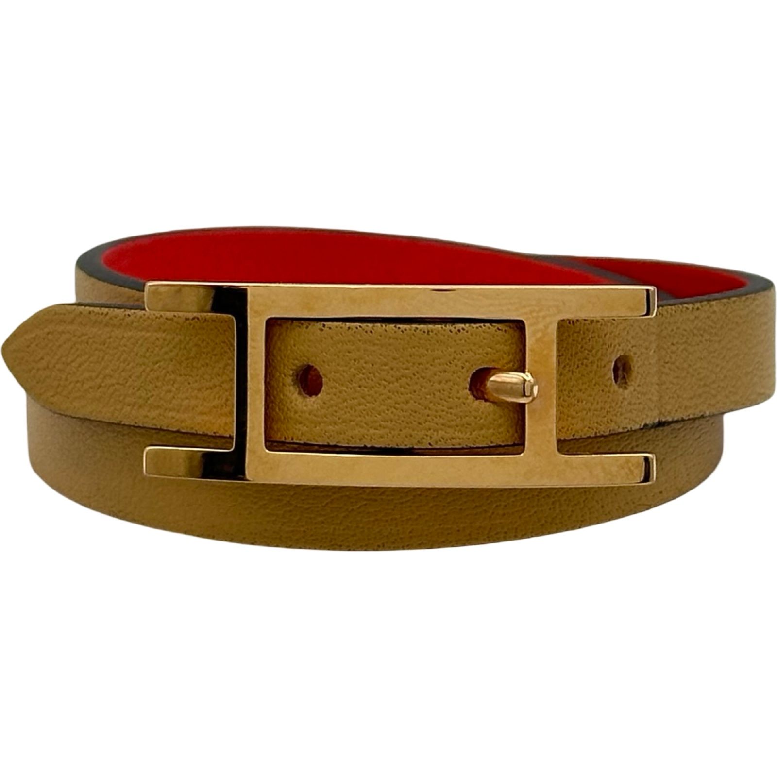 HERMES 2点おまとめ 【あひる】 エルメス HERMES ビーアピ ドゥブルトゥール ナチュラルサーブル