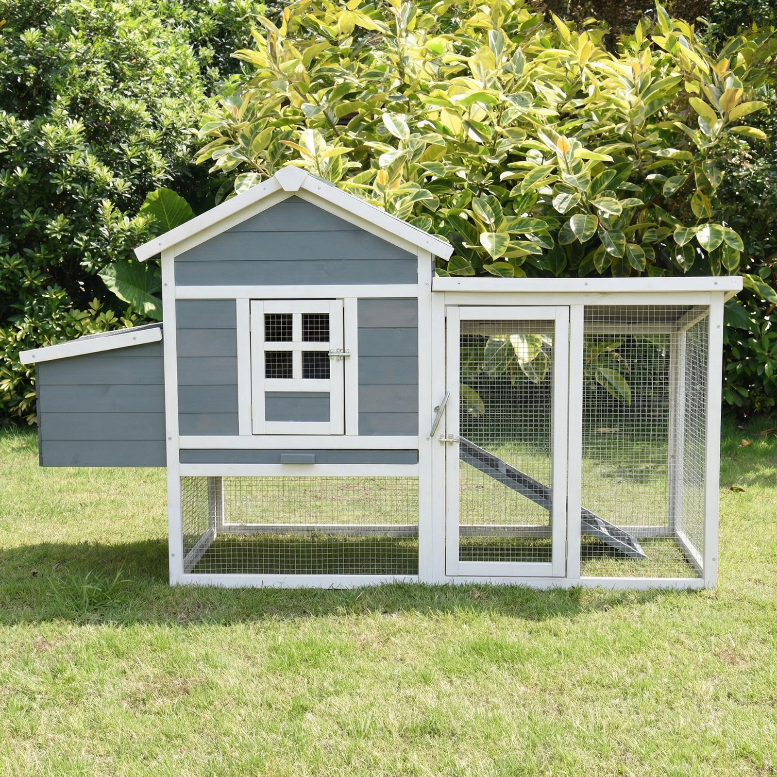 防雨仕様・掃除簡単】ペットハウス 鶏小屋 大型 小動物ケージ 屋外