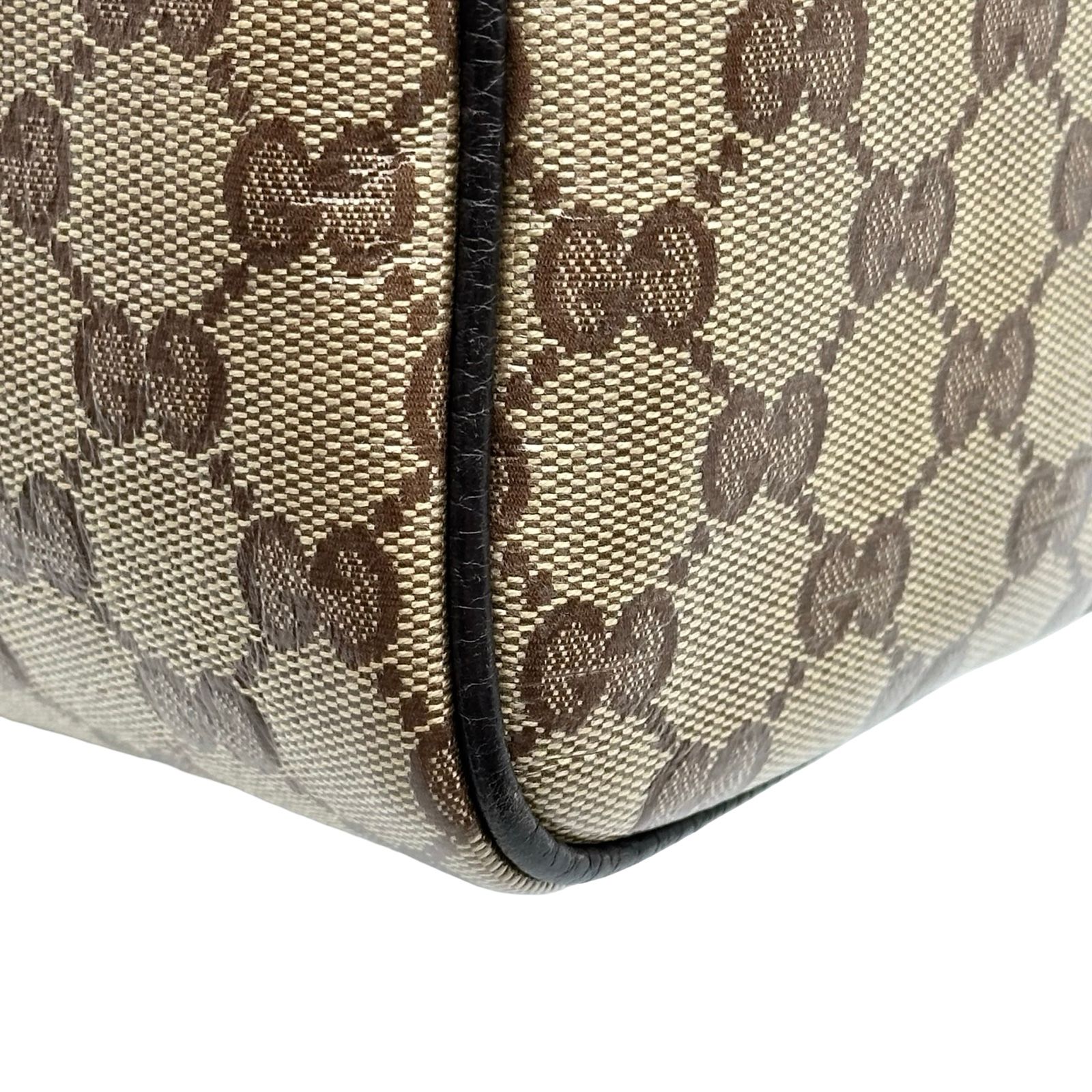 グッチ GUCCI ボストンハンドバッグ 265697 ブラウン GGクリスタル