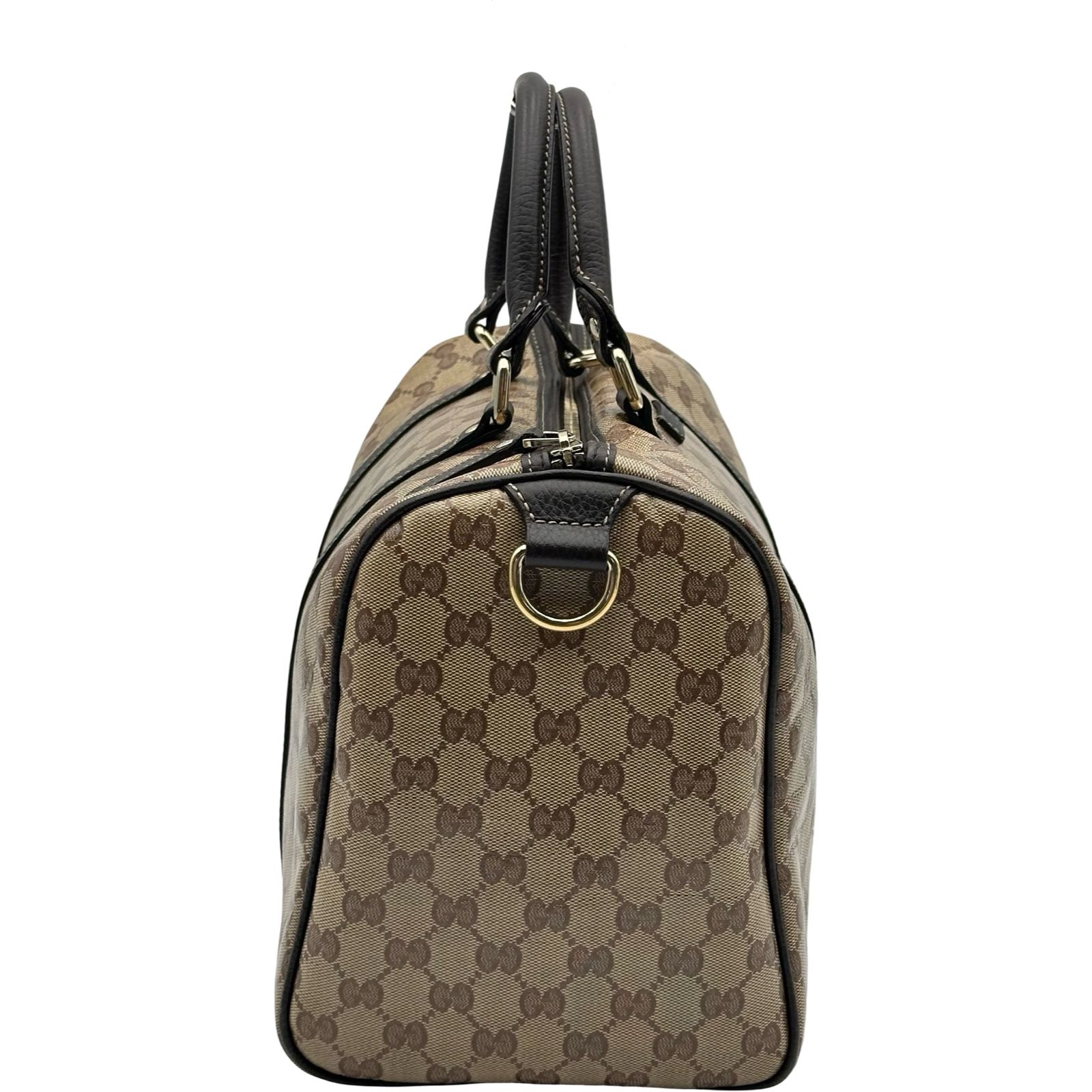 グッチ GUCCI ボストンハンドバッグ 265697 ブラウン GGクリスタル
