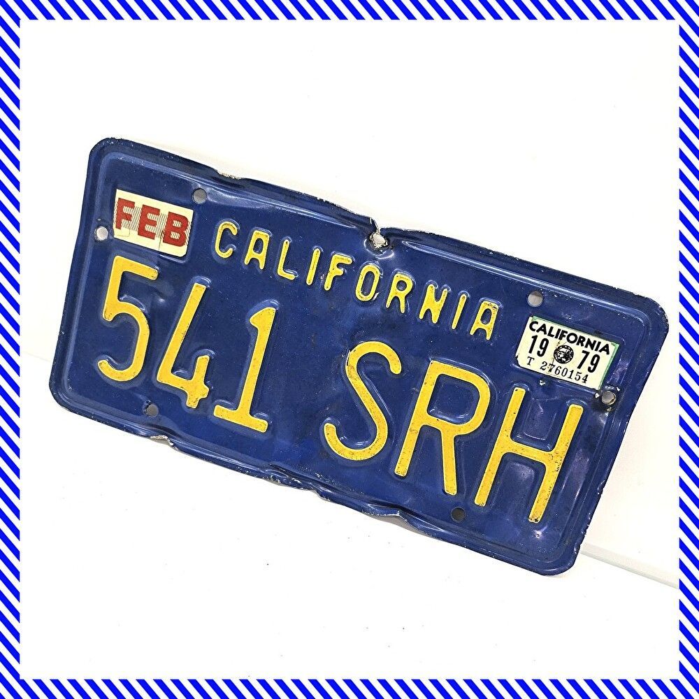 1979年 カリフォルニア州 ナンバープレート ヴィンテージ ライセンス