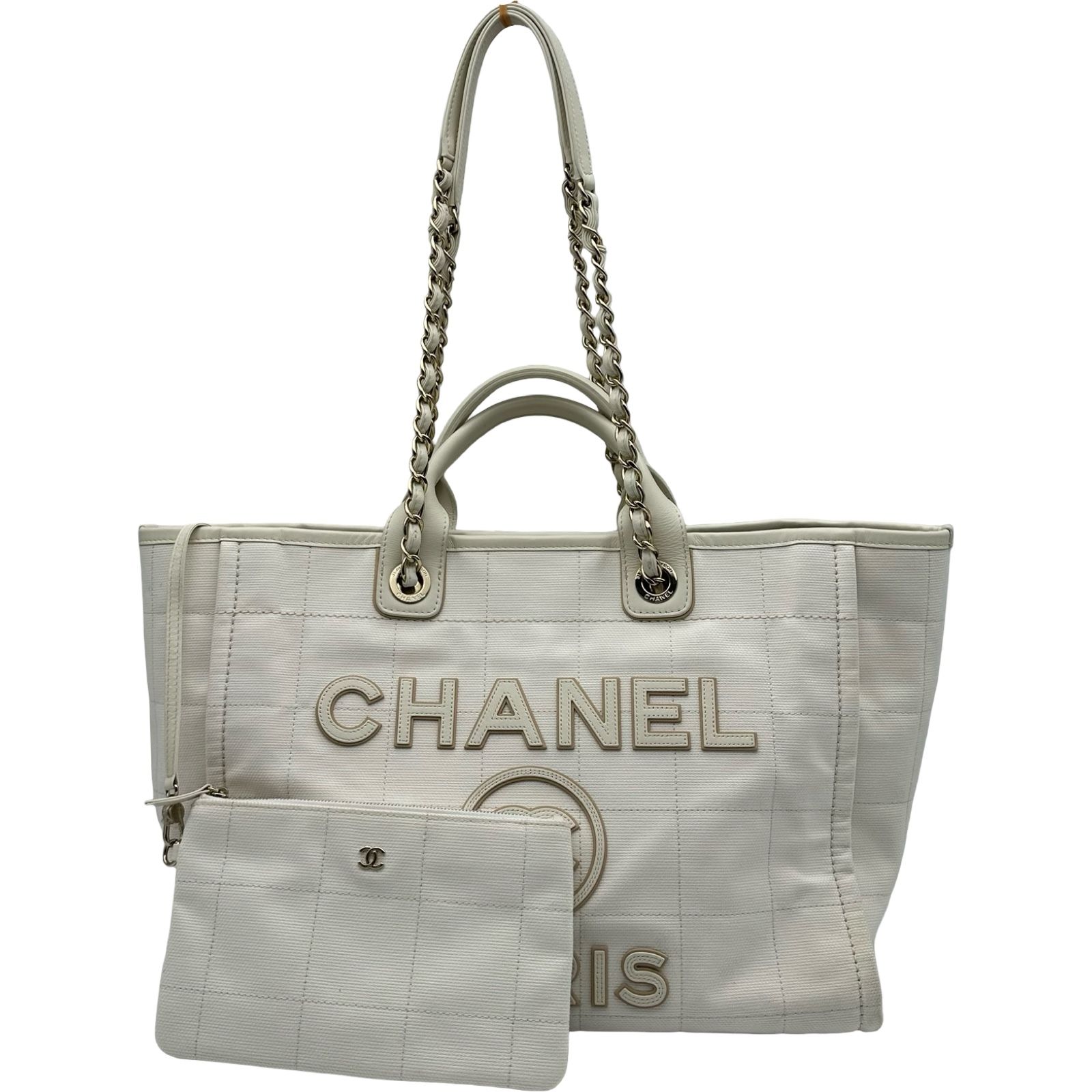 シャネル CHANEL ドーヴィルGM チェーントートバッグ A66941