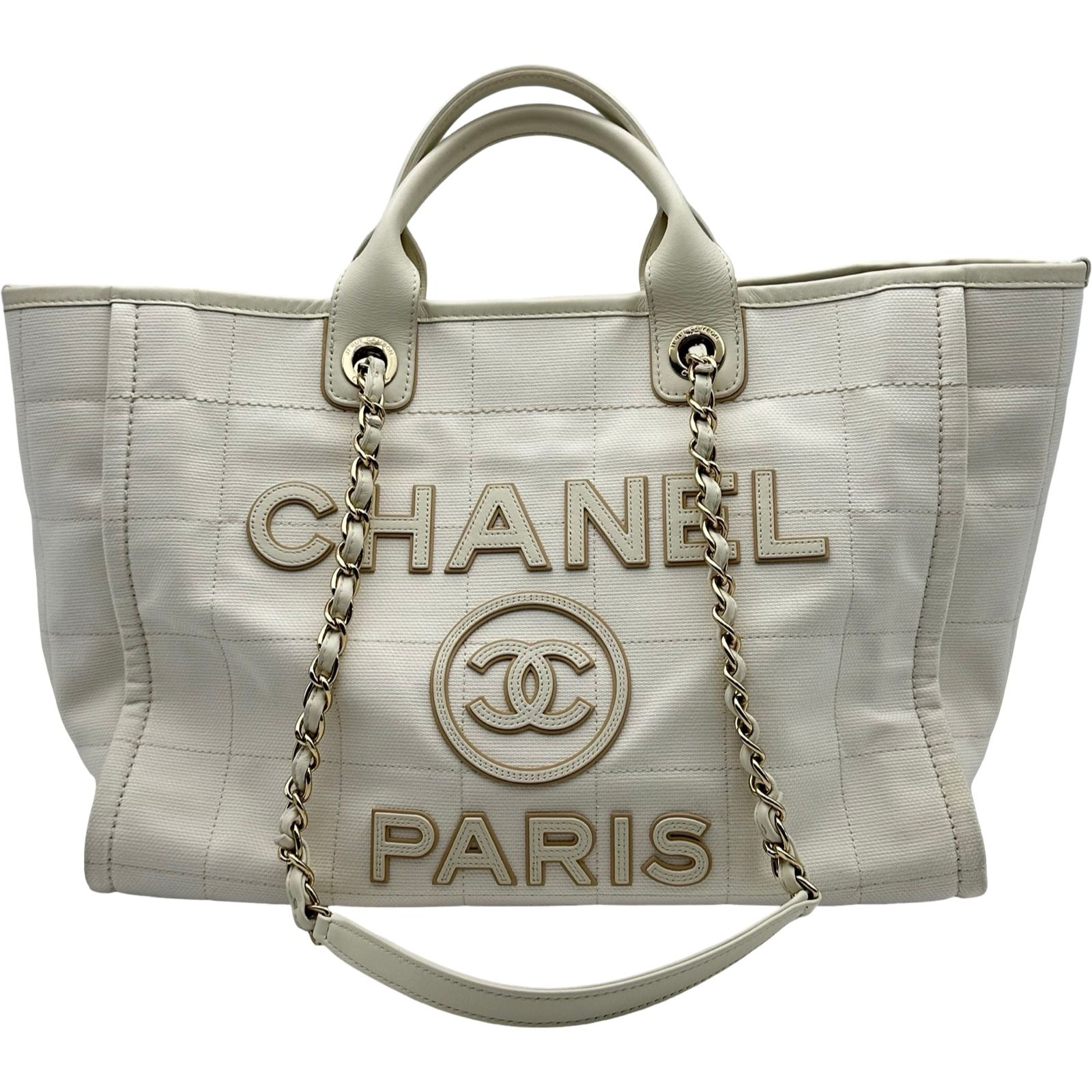 シャネル CHANEL ドーヴィルGM チェーントートバッグ A66941 