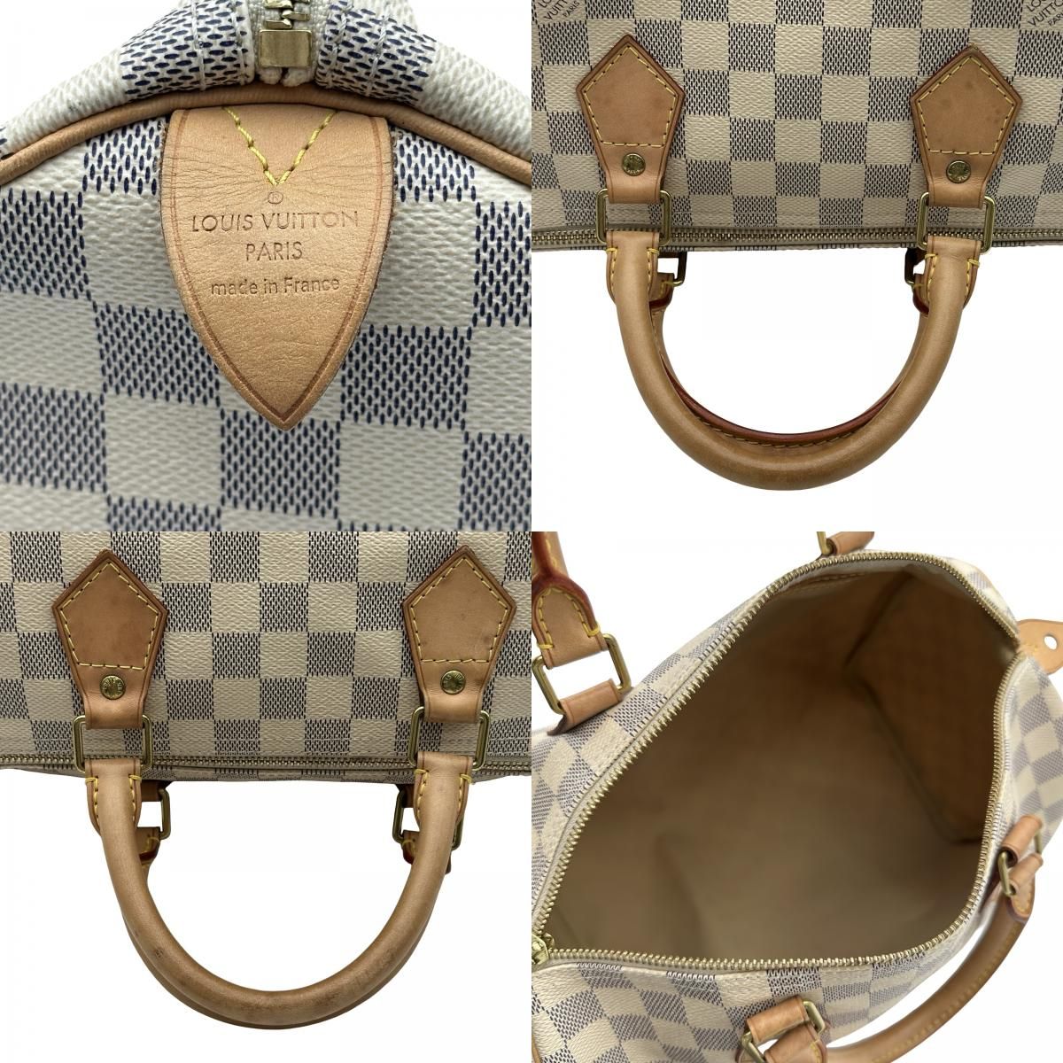 ルイ・ヴィトン LOUIS VUITTON スピーディ30 N41533 ホワイト ダミエ 
