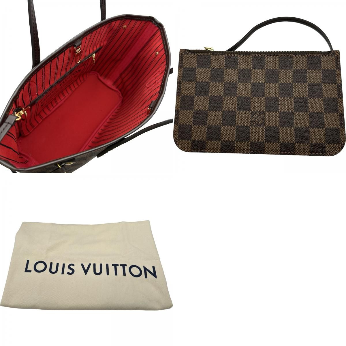 ルイ・ヴィトン LOUIS VUITTON ネヴァーフルPM N41359 ブラウン ダミエ 