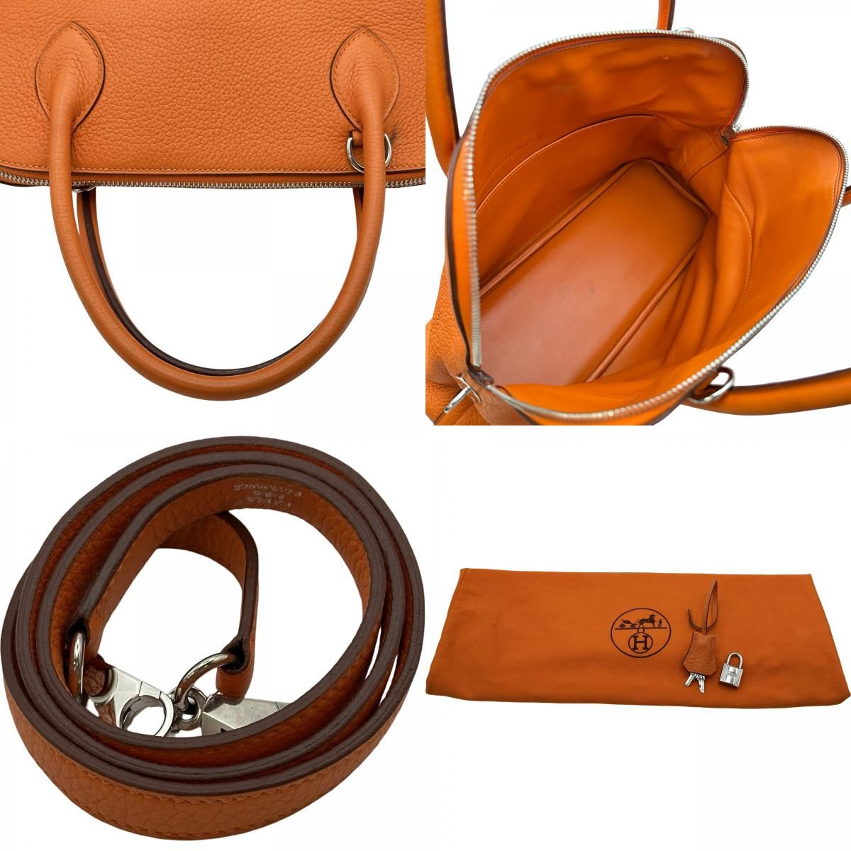 HERMES*ボリード31エルメスオレンジ バッグ-【試着のみ】Froid Tiédeur
