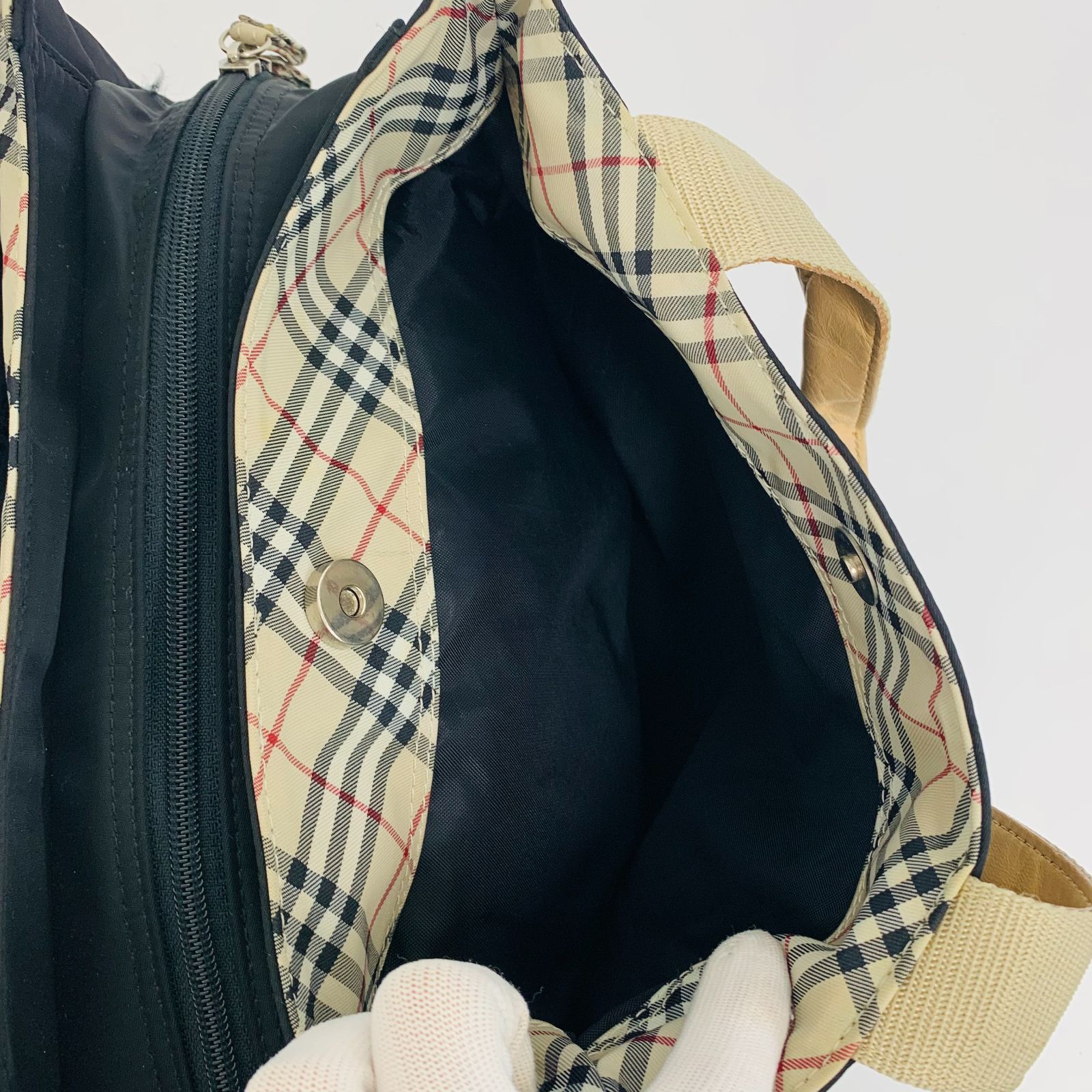 人気】BURBERRY バーバリー トートバッグ ハンドバッグ ナイロン 