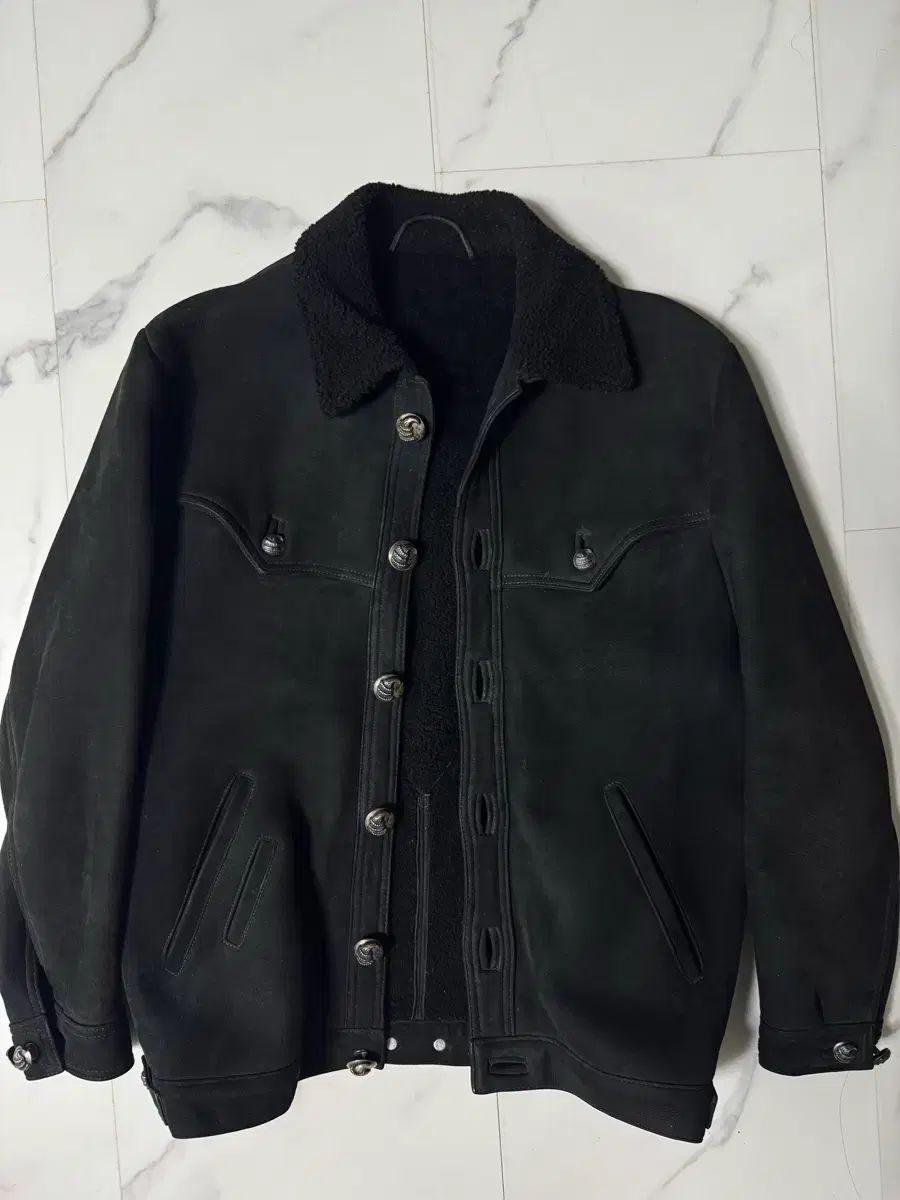 CHROME HEARTS クロムハーツ 90s ヴィンテージ スウェード ムートン ジャケット