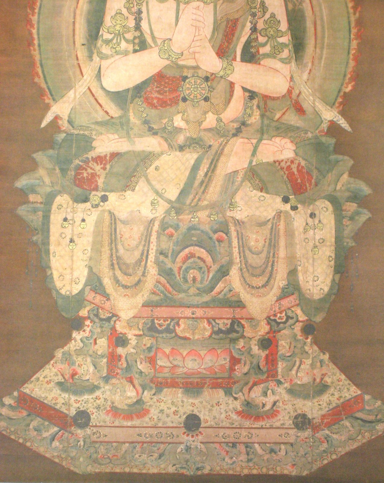 美品 掛け軸 大日如来像 仏画 根津美術館 重要文化財 仏教美術 掛け軸 掛軸 大日如来像 (金剛界) 根津美術館蔵 重要文化財 (複製) 共