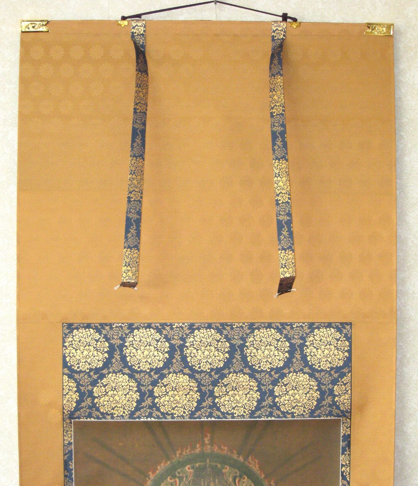 掛け軸 掛軸 大日如来像 (金剛界) 根津美術館蔵 重要文化財 (複製) 共