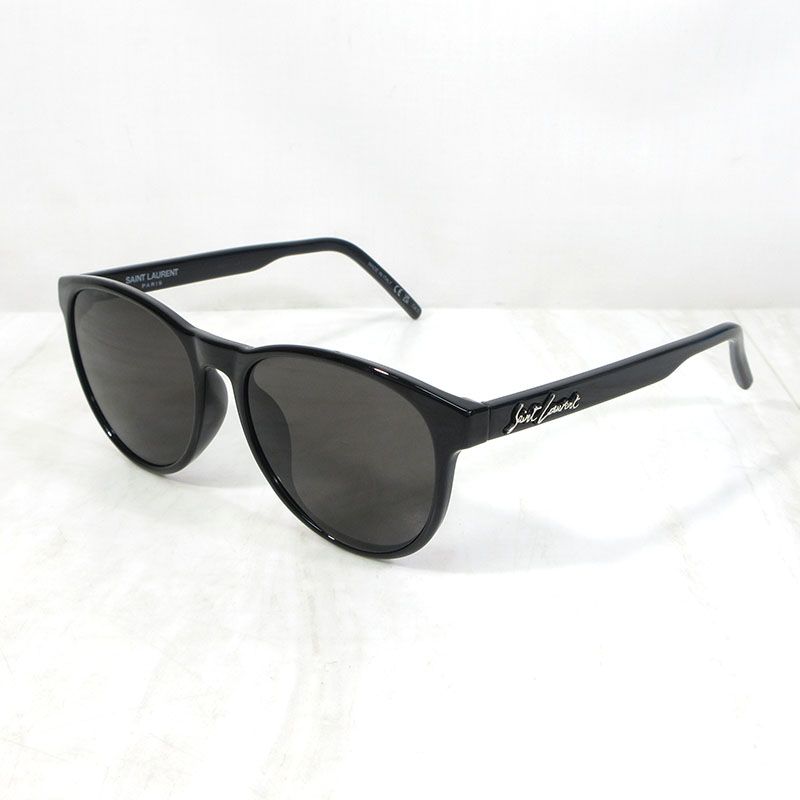 【三重本店】 中古 SAINT LAURENT | サンローラン SL335/F 001 ボストンシェイプ サングラス サイズ：56□17-145 カラー：ブラック 【135】