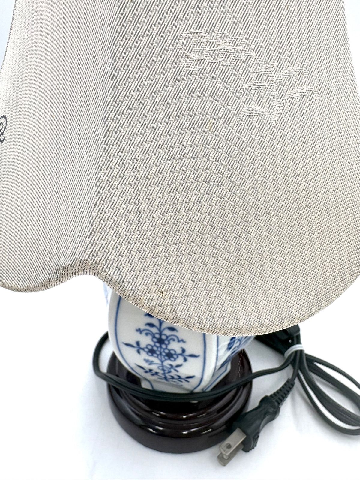 Meissen マイセン ブルーオニオン テーブルランプ テーブルライト花柄 