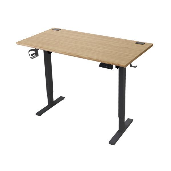 昇降デスク 電動 ハイグレードモデル PSE適合 120cm 1200mm 動荷重約100kg 静荷重約180kg スタンディングデスク 上下昇降 デスク 高さ調整 エルゴノミクス 昇降式デスク a99(天板:120,ウォールナット)(脚色:ブラック)
