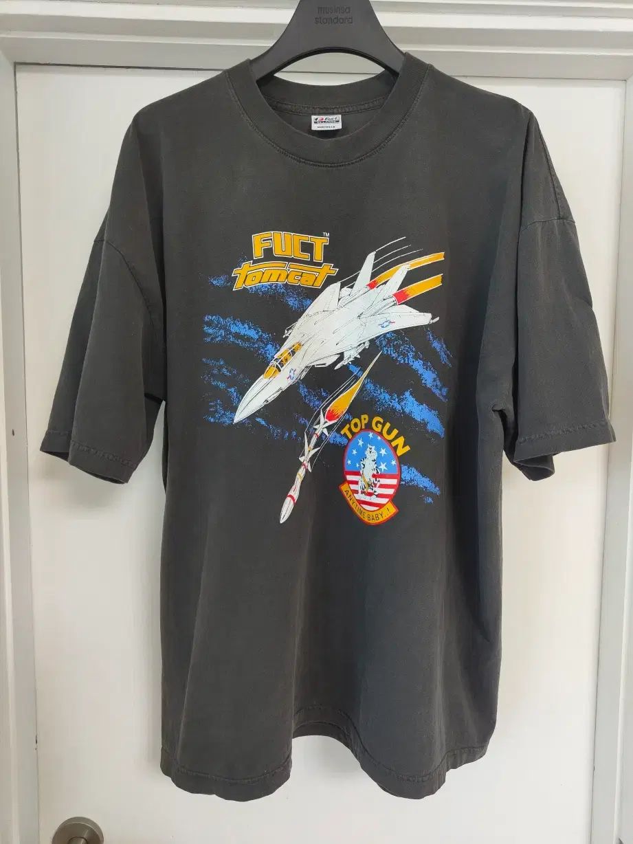 FUCT F-14 Tomcat Tシャツ (Black) 2XL