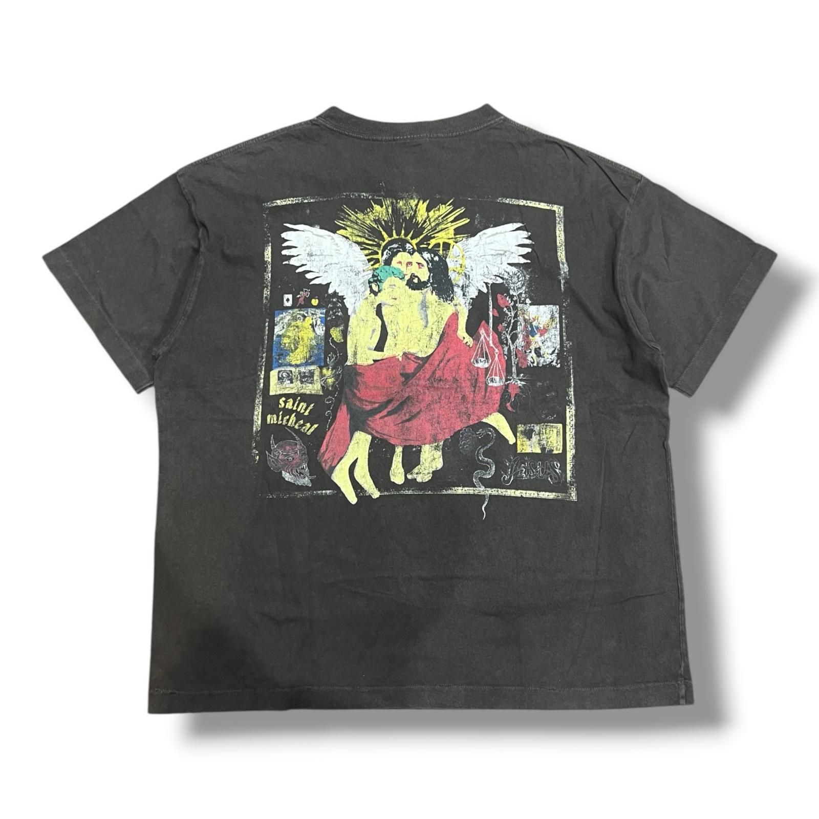 SAINT MICHAEL SHORT SLEEVE TEE プリントTシャツ セントマイケル SM