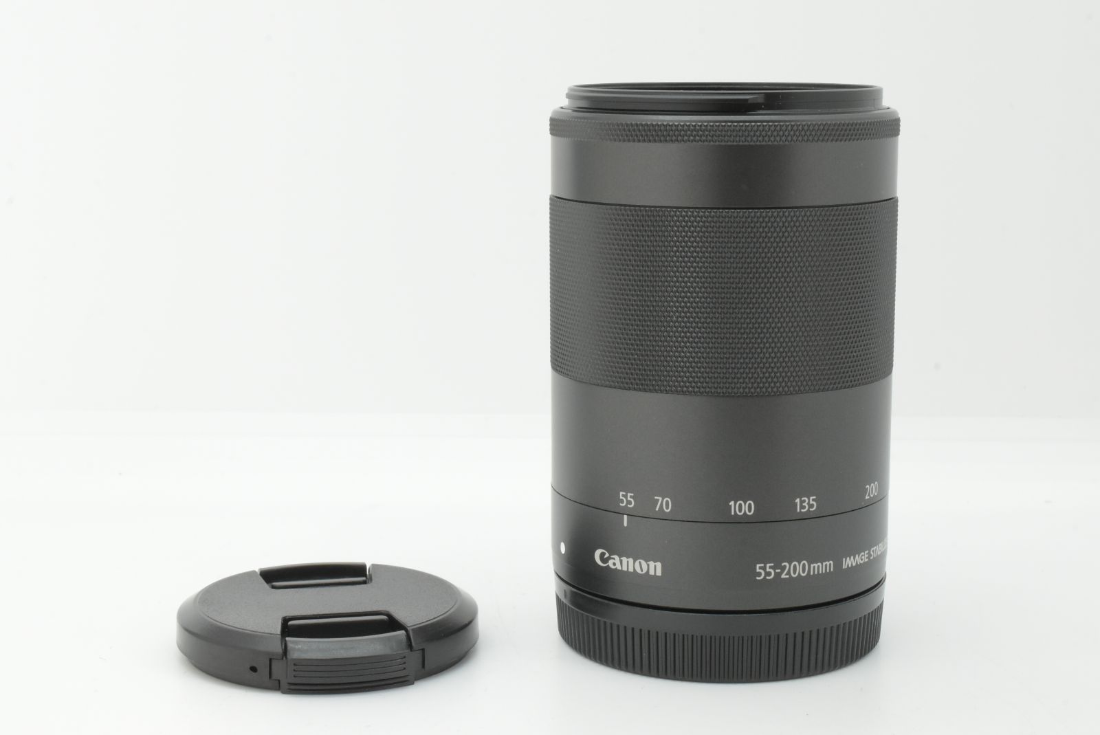 美品】Canon ZOOM LENS EF-M 55-200mm F4.5-6.3 IS STM Black キャノン