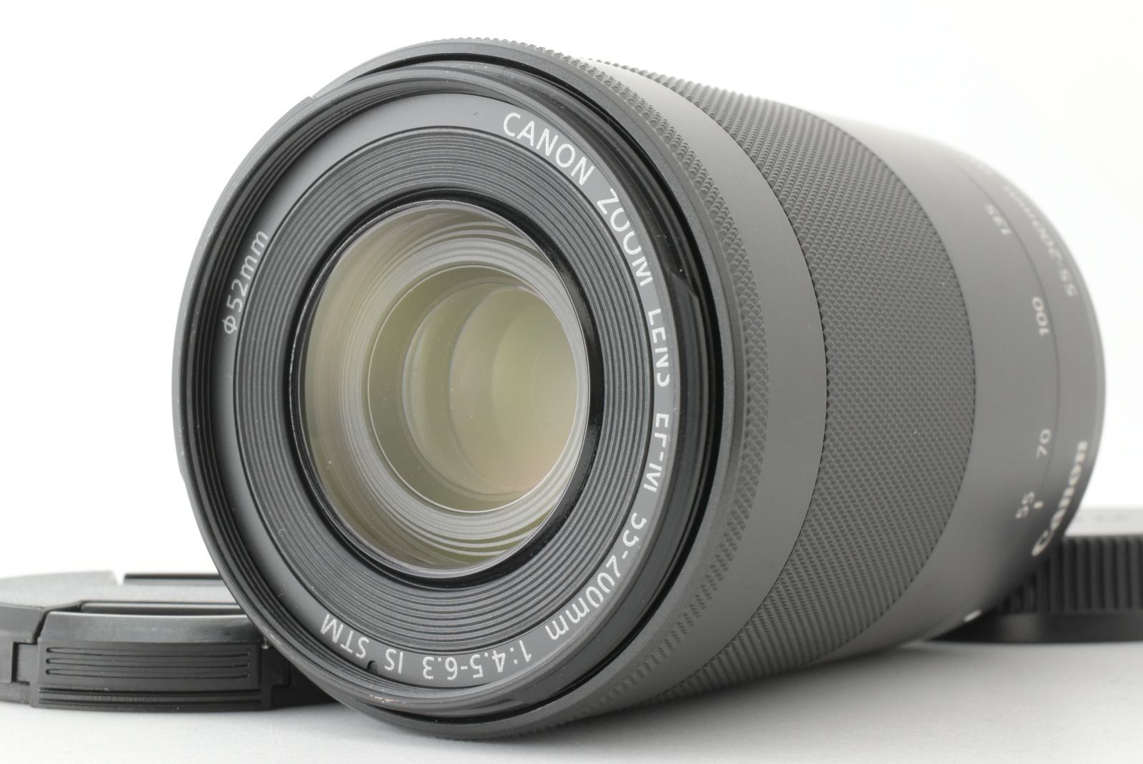 美品】Canon ZOOM LENS EF-M 55-200mm F4.5-6.3 IS STM Black キャノン