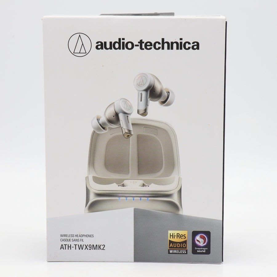 美品】オーディオテクニカ ATH-TWX9MK2-WH ホワイト 完全ワイヤレス