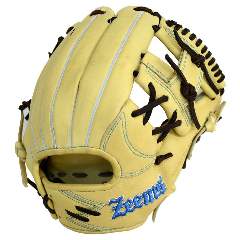 ジームス Zeems 限定 軟式グラブ 三方親 内野手用 Zeems型ロゴ 野球