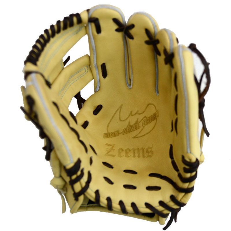 ジームス Zeems 限定 軟式グラブ 三方親 内野手用 Zeems型ロゴ 野球
