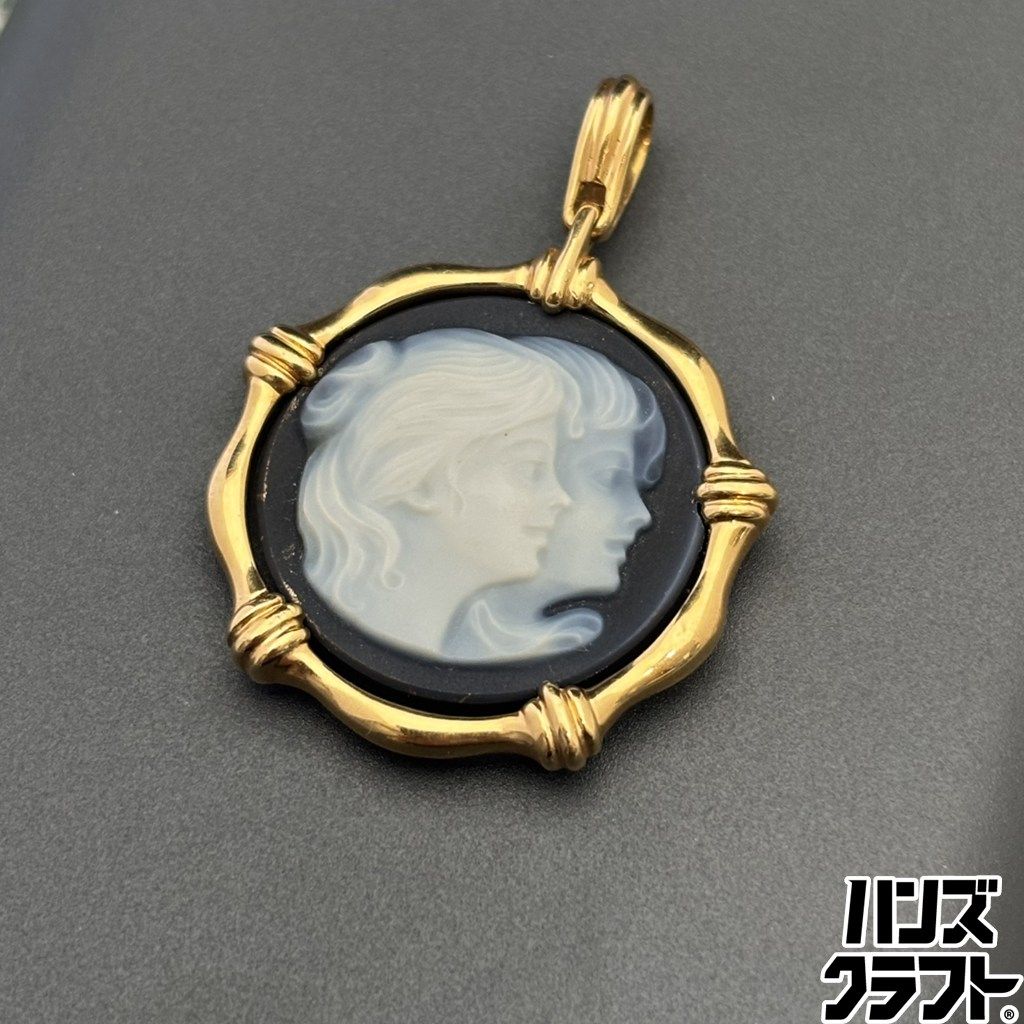 ◎【中古 】K18 ネックレストップ 18金 刻印750 ※金の部分は3gです