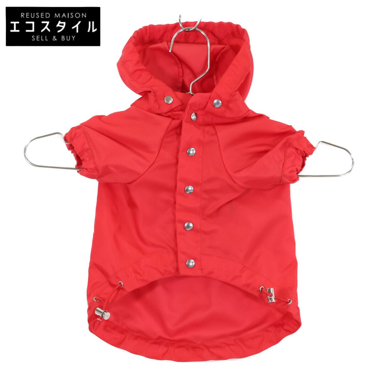PRADA　プラダ　【即決/国内正規】2YX004 2DMI フード付 Re-Nylon トライアングルロゴ ドッグレインコート　S