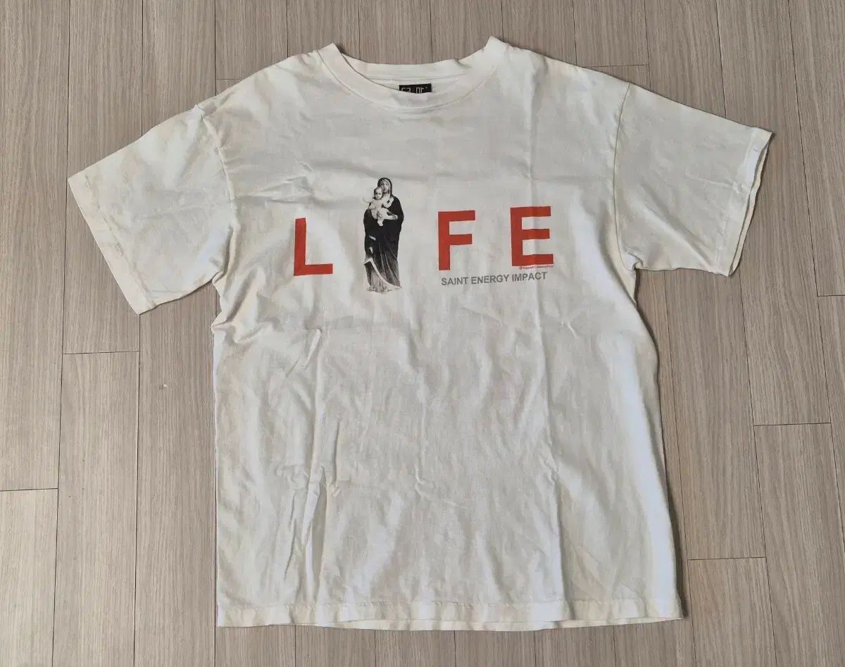 SAINT MICHAEL(セント マイケル) LIFE マリア Tシャツ (L)