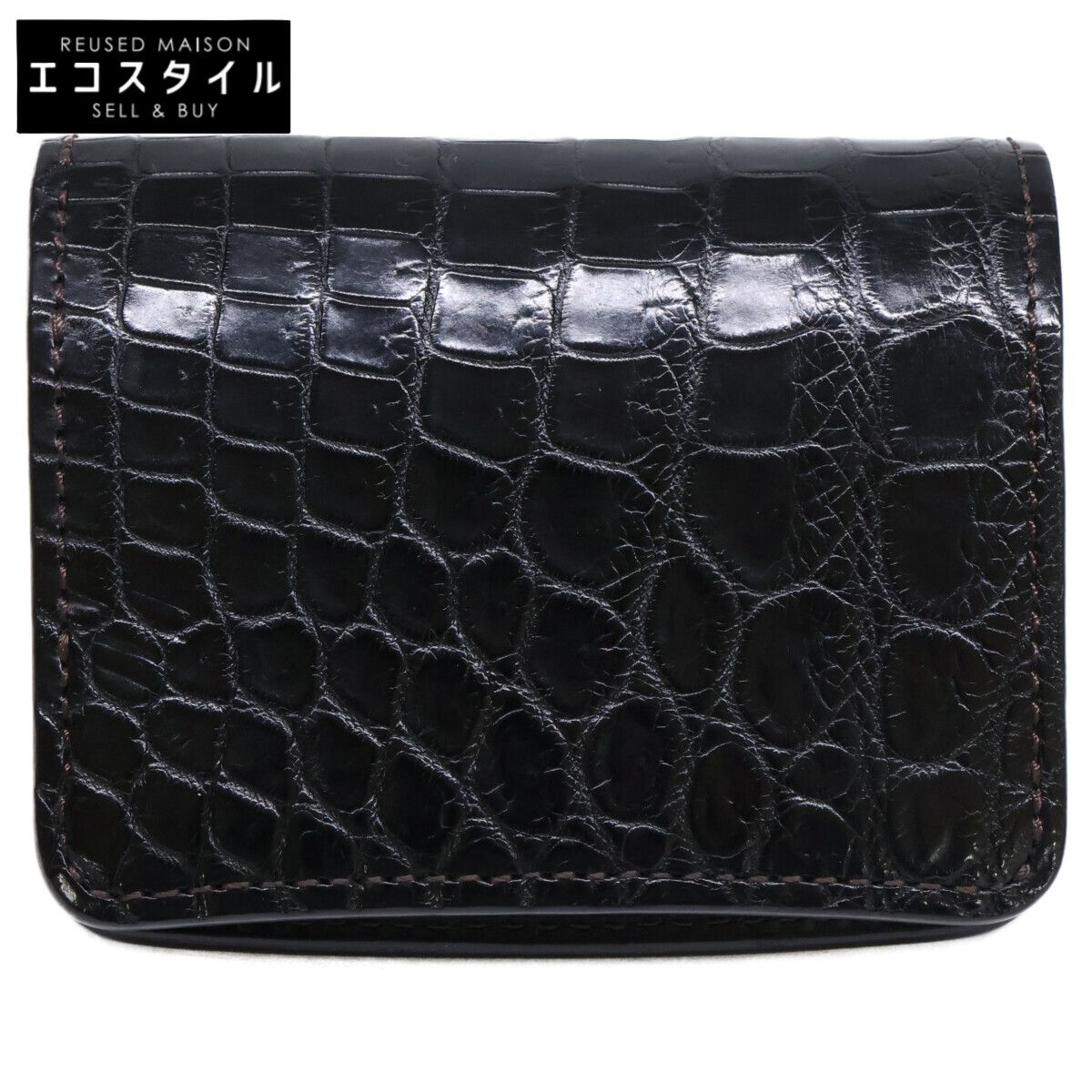 WILDSWANS ワイルドスワンズ KF-003/CRC/BK クロコダイル/サドルプル