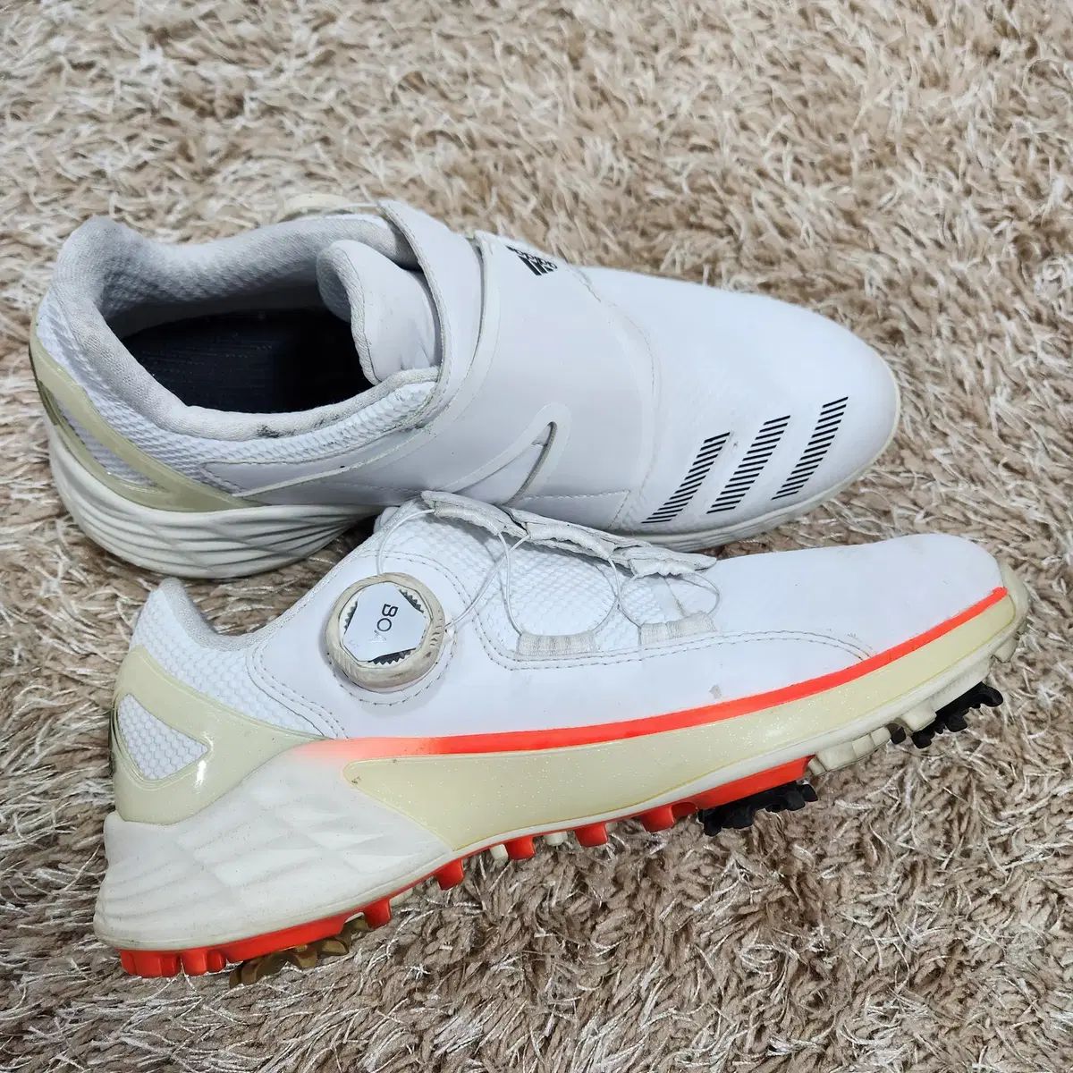 ぽん　Boa ゴルフシューズ J 240 ヴィンテージボックス) adidas アディダス 正規品 ゴルフシューズ BoA